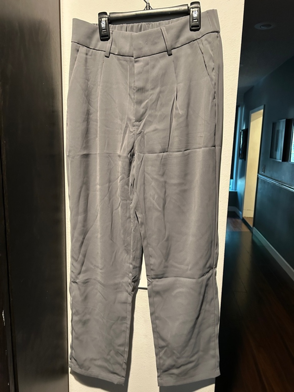 HALARA Gray Women's Trousers - Straight Leg